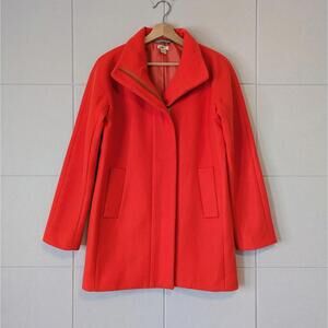 J. Crew wool blend cocoon City Coat